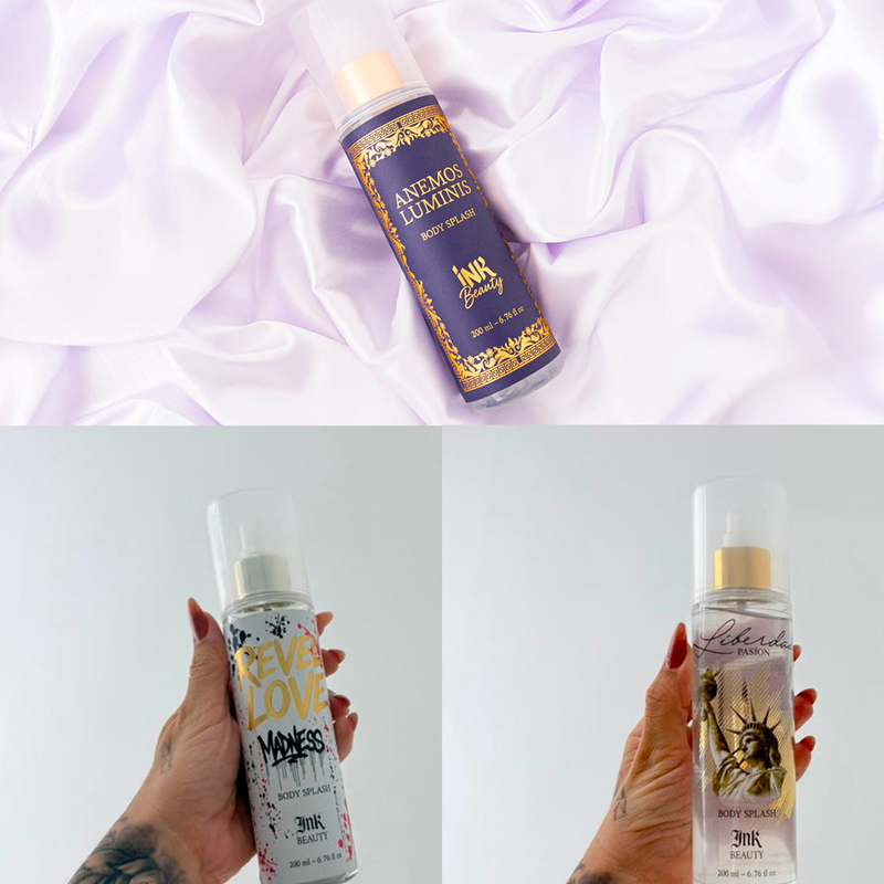 Kit Body Splash (Anemos lumininis + Liberdad Pasion + Revel Love)