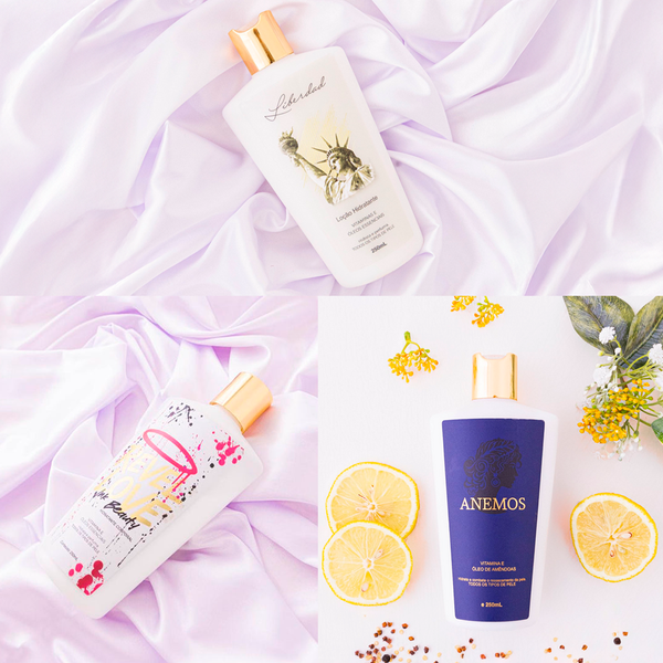 Kit Hidratante (Anemos lumininis + Liberdad Pasion + Revel Love)